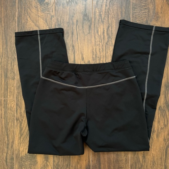 Athleta Small Black Streamline Yoga Pants - Picture 2 of 6